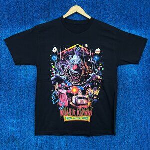 Killer Klown from Outer Space Crazy House Horror Movie Tee L